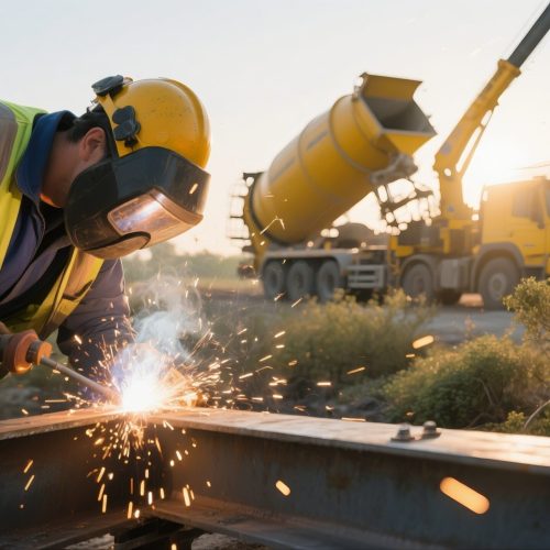 Our competitive Edge - SHJ Construction work at site